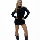 abito con dolcevita crazy